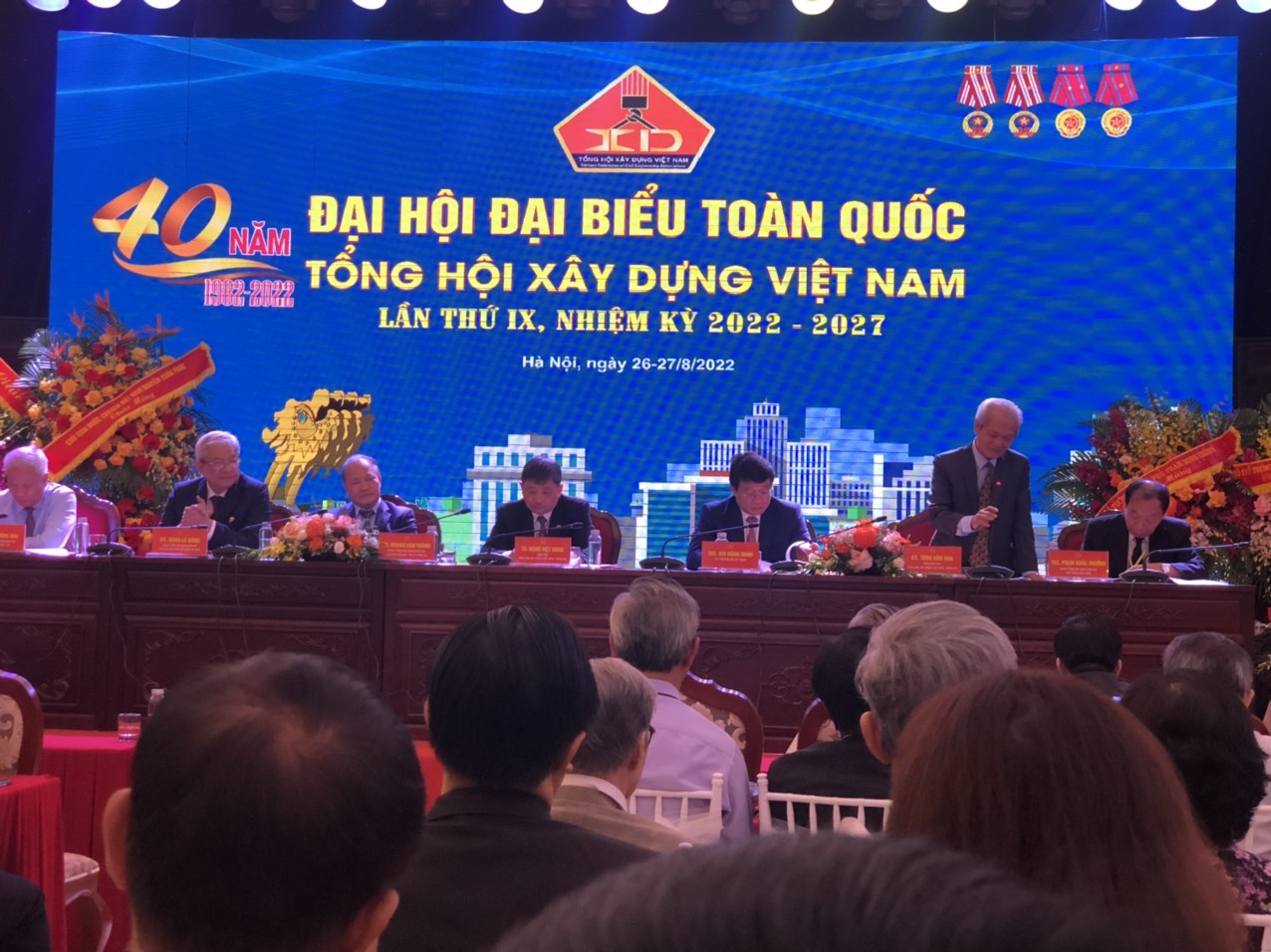 ĐẠI HỘI ĐẠI BIỂU TOÀN QUỐC TỔNG HỘI XÂY DỰNG VIỆT NAM LẦN THỨ IX NHIỆM KỲ 2022-2027