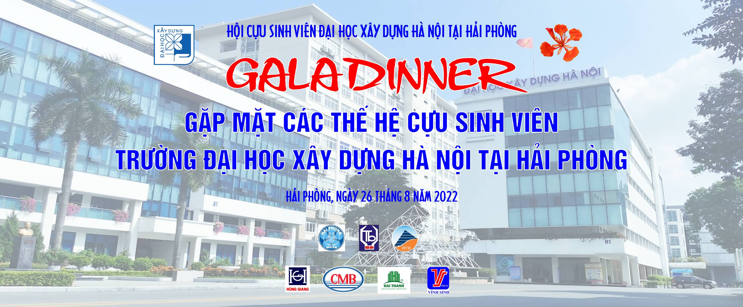 GẶP MẶT CÁC THẾ HỆ CỰU SINH VIÊN TRƯỜNG ĐẠI HỌC XÂY DỰNG HÀ NỘI TẠI HẢI PHÒNG