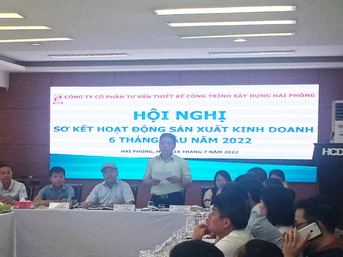 HỘI NGHỊ SƠ KẾT HOẠT ĐỘNG SẢN XUẤT KINH DOANH 6 THÁNG ĐẦU NĂM 2022